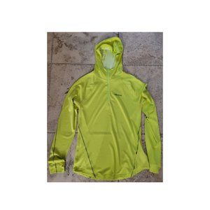 Marmot, Men's Crossover Hoodie Half zip pullover Shirt, Yellow, M